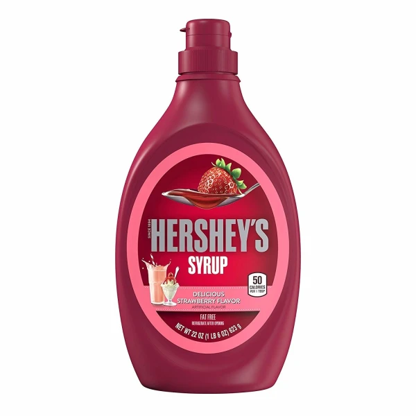 Hershey's Strawberry Syrup (USA)- 623g (22 OZ, 1 LB 6 OZ)